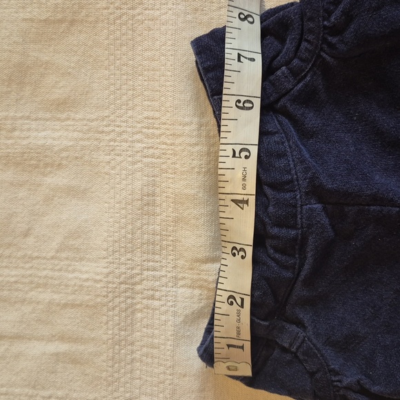 Gymboree girls 3-6 months blue velveteen pants pull on VGUC - Picture 3 of 6